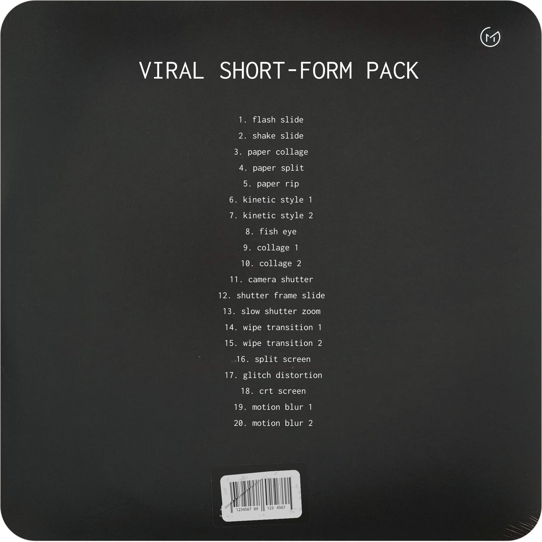 VIRAL SHORT-FORM PACK